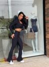 conjunto flare com recorte
