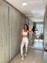 conjunto bicolor microcanelado