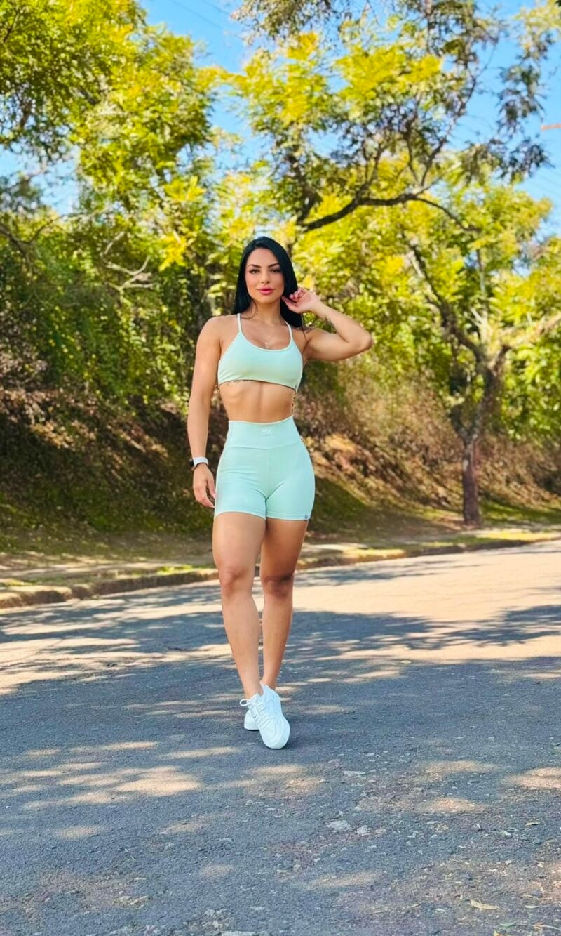 conjunto fitness em poliamida