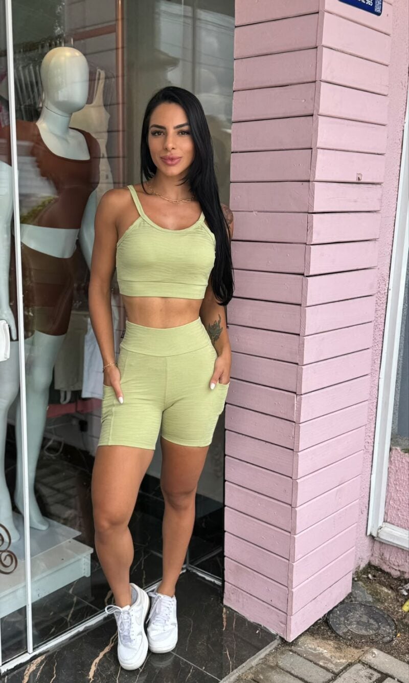 conjunto fitness em poliamida