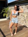 trijunto fitness em tecido canelado