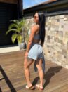 trijunto fitness em tecido canelado