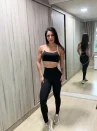 conjunto fitness de legging e top