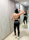 conjunto fitness de legging e top