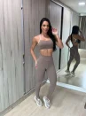 conjunto fitness de legging e top